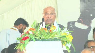 In Jammu-Kashmir Mallikarjun Kharge lashed out at BJP