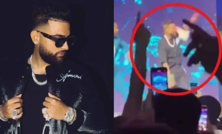 ‘Tauba Tauba’ singer Karan Aujla pauses London concert after fan hits him with shoe