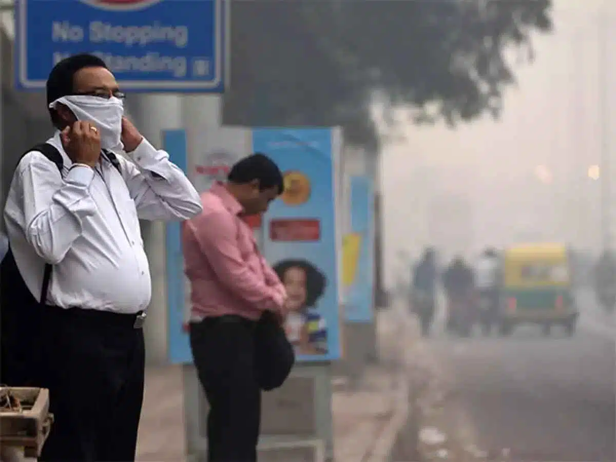 15 percent increase in respiratory diseases due to air pollution in Delhi