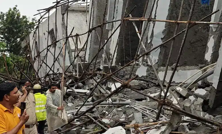 17 workers trapped after under-construction building collapses in Bengaluru