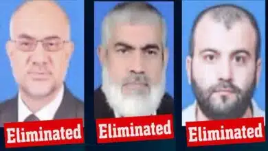 Israel claims, 3 Hamas Govt Chief killed in Gaza