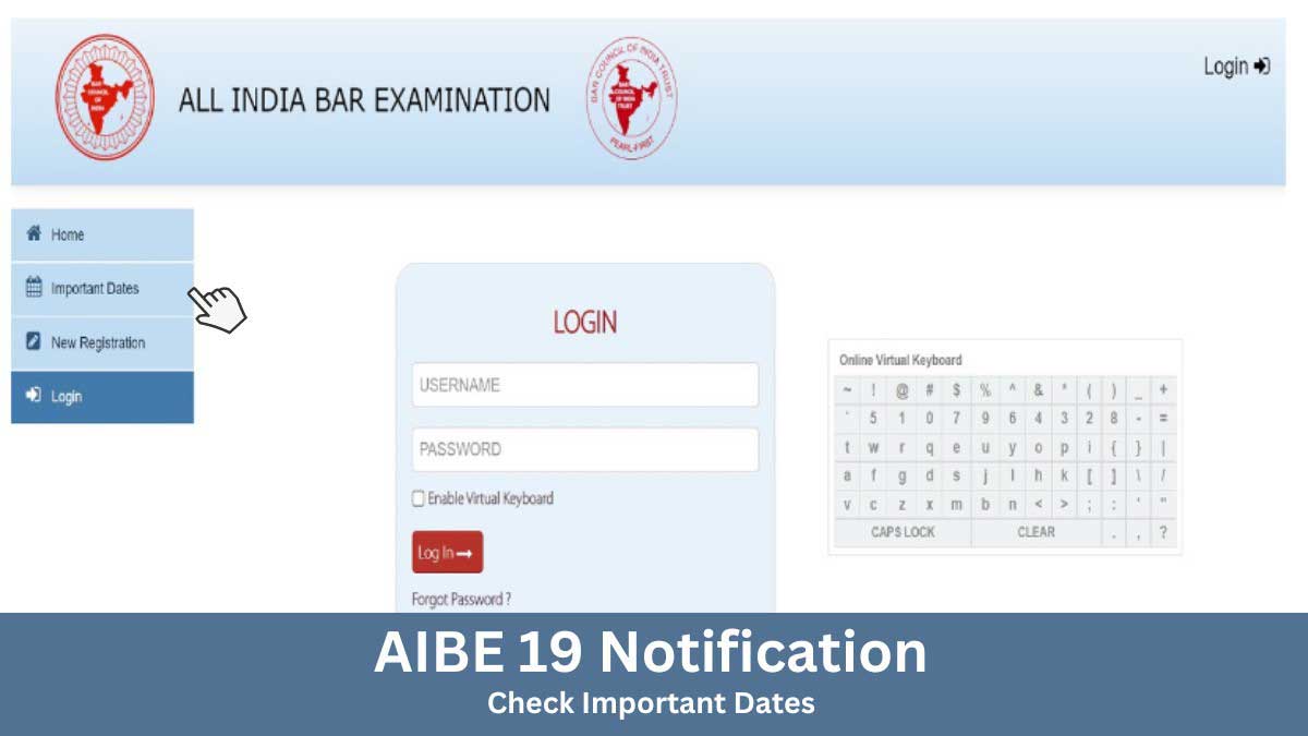 AIBE 19 Registration, Exam Date Rescheduled, Check Details