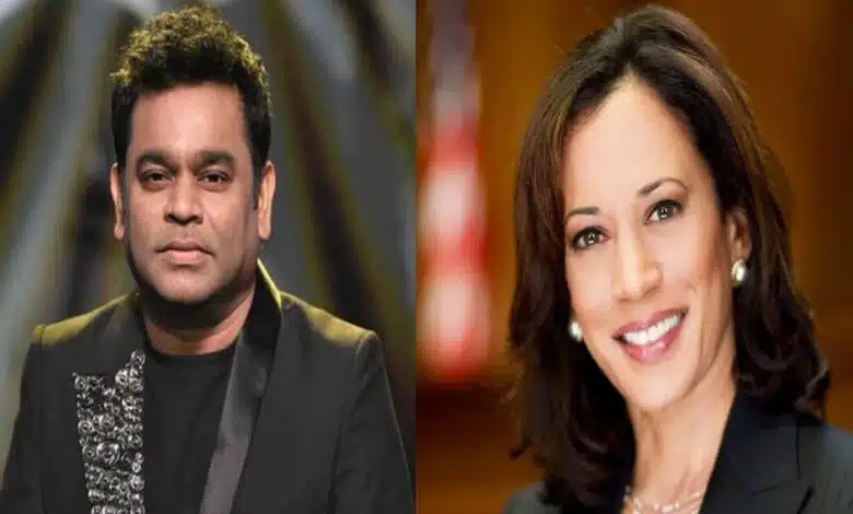 AR Rahman supported Kamala Harris, recorded a 30-minute video song