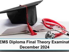 Application invited for NBEMS Baby Final Theory December Exam 2024