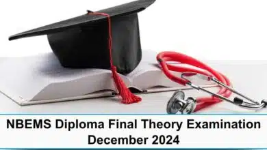 Application invited for NBEMS Baby Final Theory December Exam 2024
