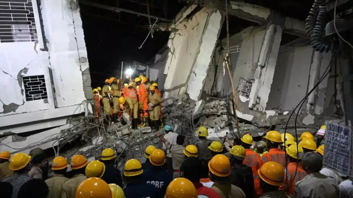 Building collapse in Bengaluru illegal, will take action: DK Shivakumar