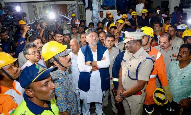 Building collapse in Bengaluru illegal, will take action: DK Shivakumar