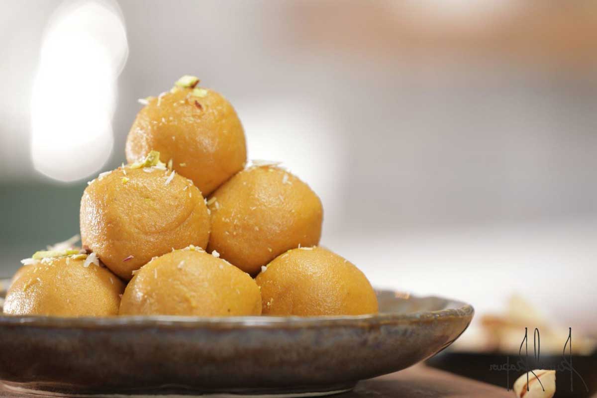 Besan Laddu Recipe a traditional Indian sweet"