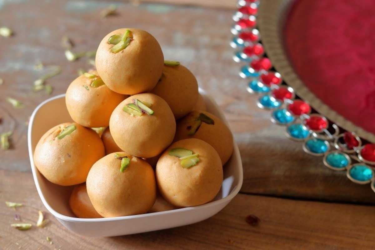 Besan Laddu Recipe a traditional Indian sweet"