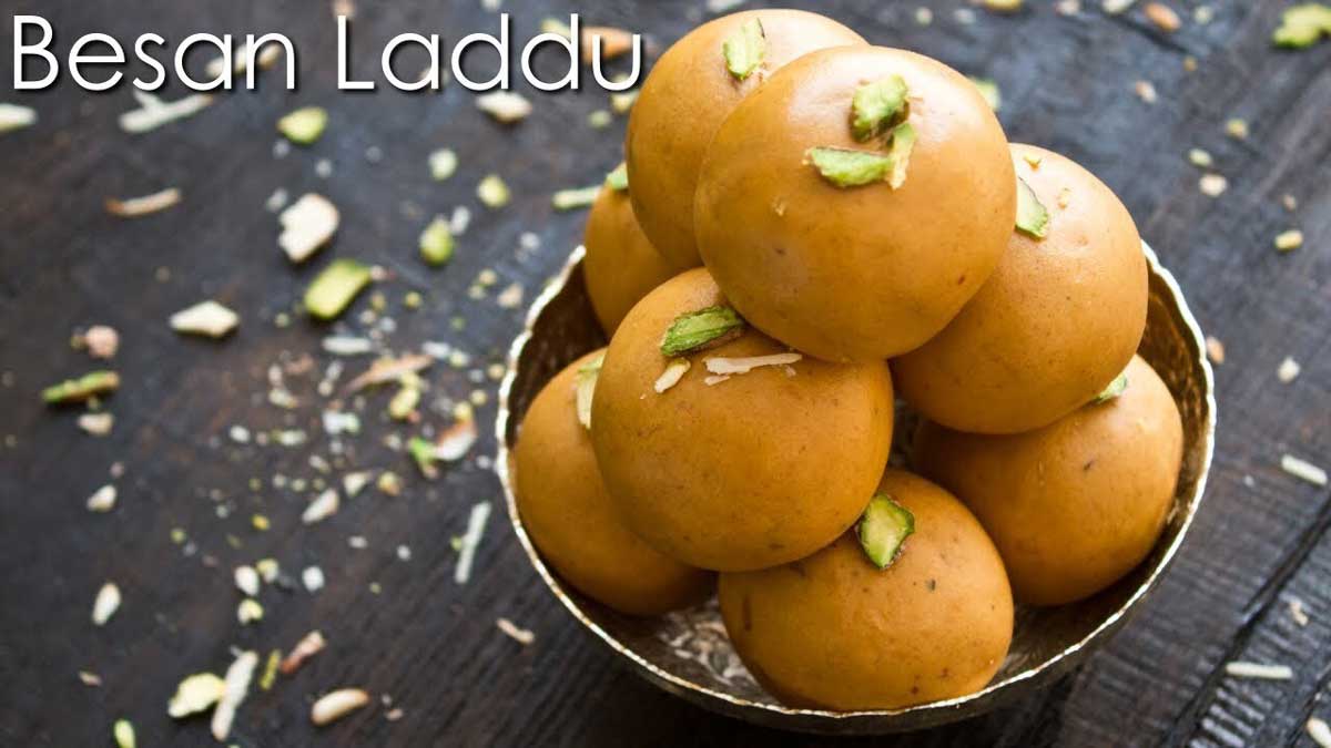 Besan Laddu Recipe a traditional Indian sweet"