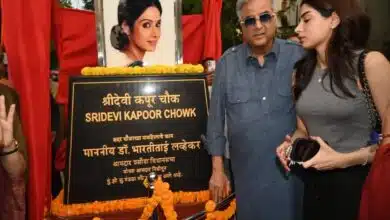 Boney Kapoor inaugurates the square named after his late wife Sridevi
