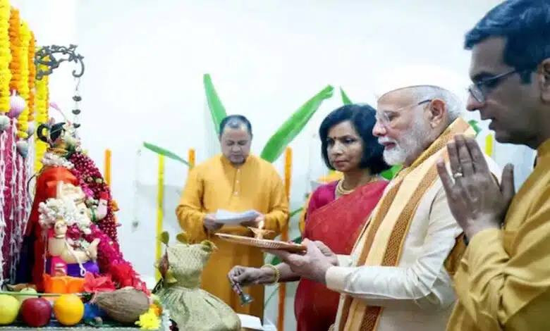CJI spoke candidly on Modi's Ganesh Puja visit