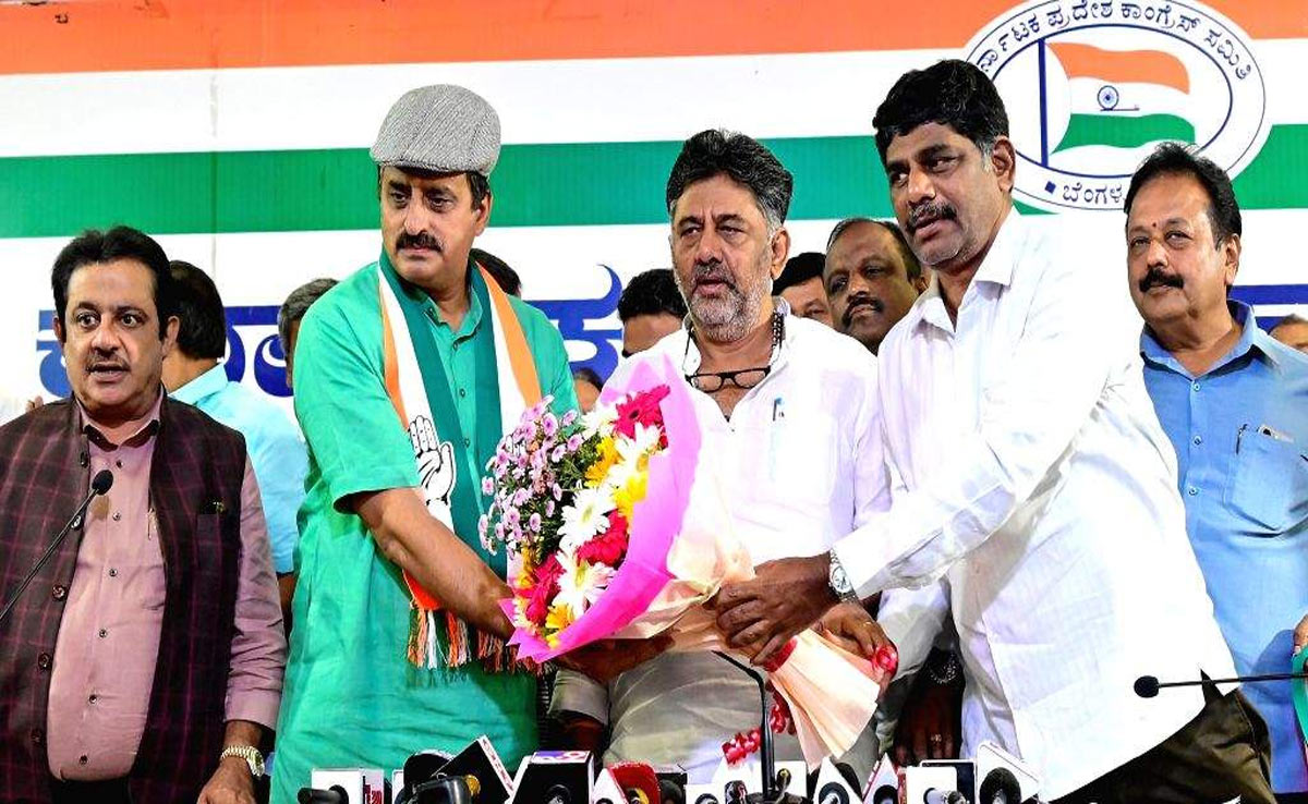 Congress fields BJP rebel CP Yogeshwar in Karnataka by-elections