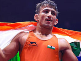 Chirag Chikkara becomes third Indian to win gold medal at U23 Wrestling World Championship