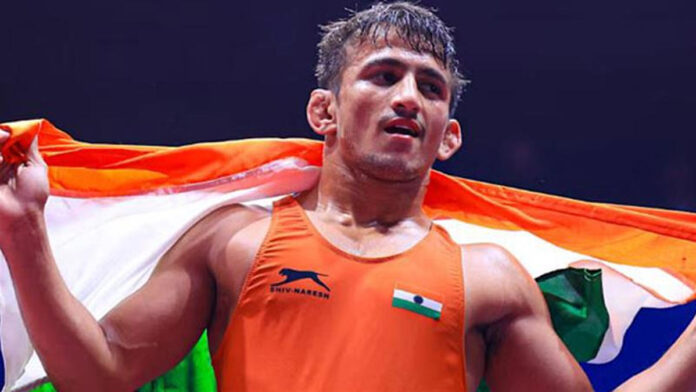 Chirag Chikkara becomes third Indian to win gold medal at U23 Wrestling World Championship