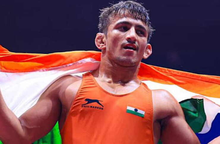 Chirag Chikkara becomes third Indian to win gold medal at U23 Wrestling World Championship