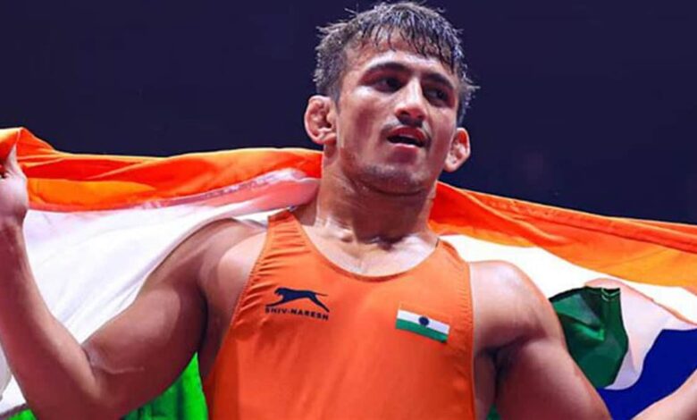 Chirag Chikkara becomes third Indian to win gold medal at U23 Wrestling World Championship