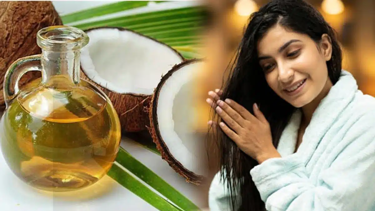 What are the benefits of applying coconut oil