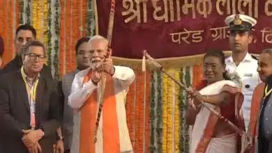 Dussehra: President Murmu and PM Modi performed Ravana Dahan in Delhi.
