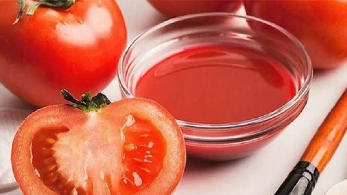 Benefits of applying tomato on the face