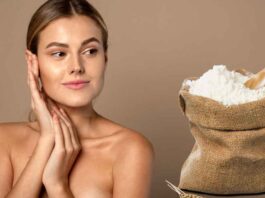 Get parlor-like glow at home Glowing skin in minutes with flour