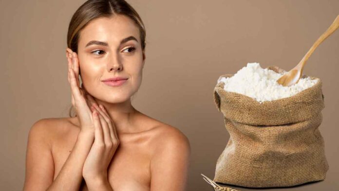 Get parlor-like glow at home Glowing skin in minutes with flour