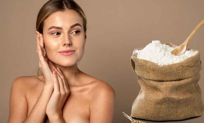 Get parlor-like glow at home Glowing skin in minutes with flour