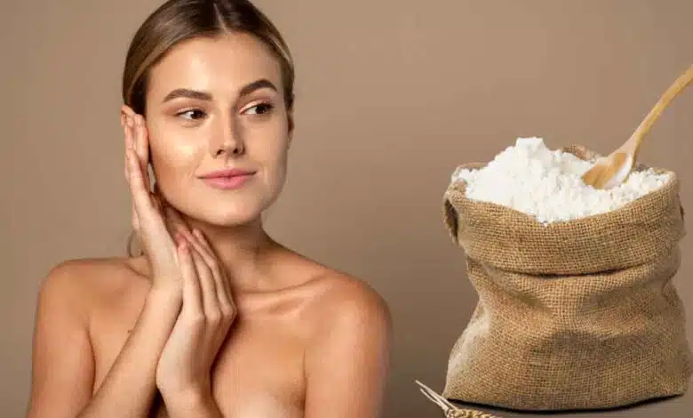 Get parlor-like glow at home Glowing skin in minutes with flour