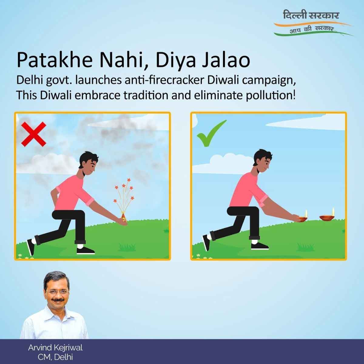 Govt will launch Diya Jalao campaign to reduce pollution in Delhi