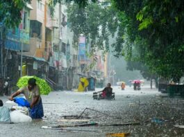 Heavy rain warning in Tamil Nadu