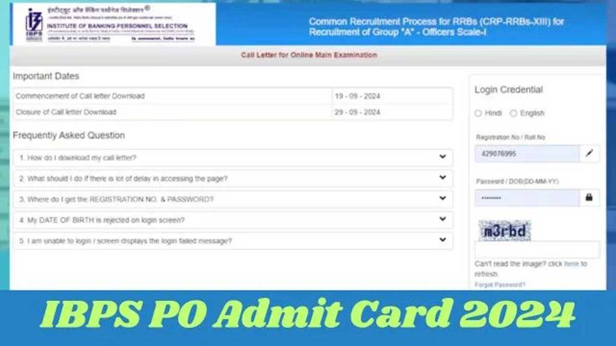 IBPS PO admit card for preliminary exam released, check steps to download