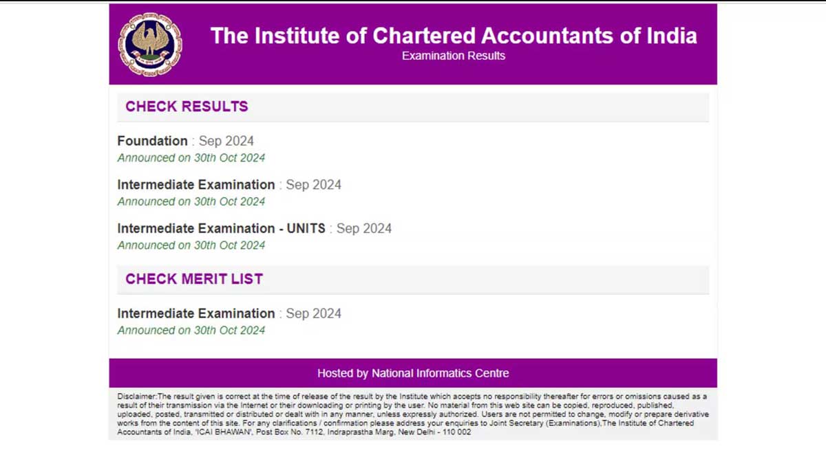 ICAI Results To Be Announced Today, Check Steps To Download Scorecards