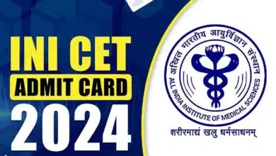 INI CET Admit Cards To Be Out On November 4