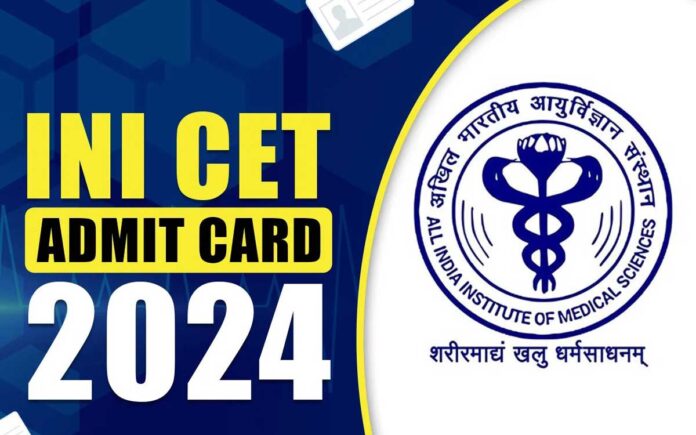 INI CET Admit Cards To Be Out On November 4