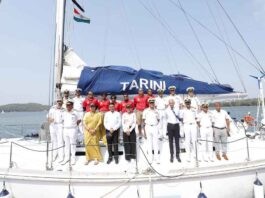 INSV Tarini Headed For Navika Sagar Parikrama II