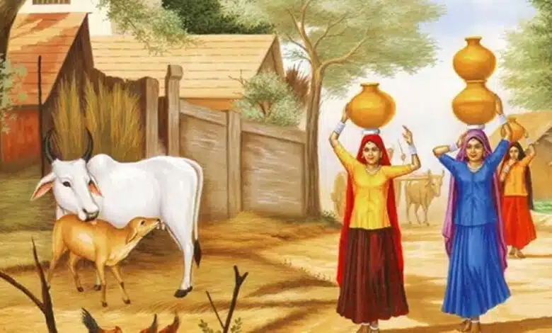 Indian village: An important part of India