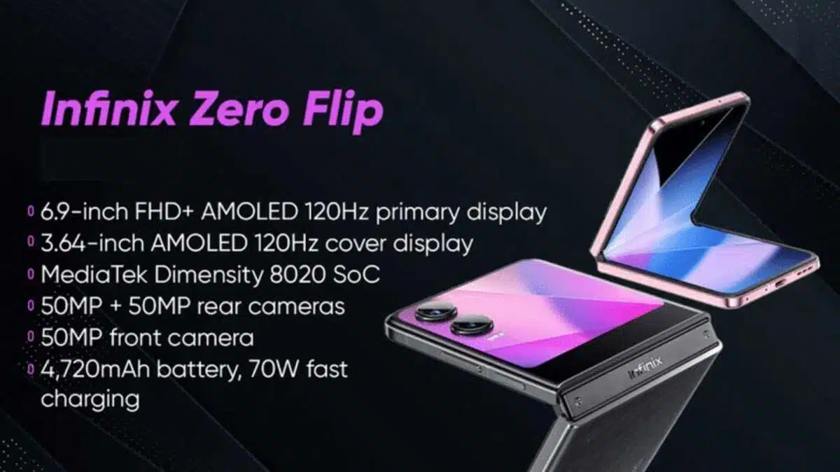 Infinix Zero Flip launched in India with 6.9-inch AMOLED screen, 50-megapixel camera