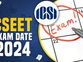 Instructions to Candidates for CSEET 2024 Company Secretary November Exam