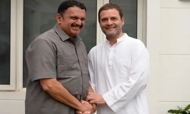 Palakkad District Congress recommends K Muraleedharan as candidate for by-election.