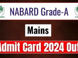 NABARD Grade A Mains Admit Card 2024 released, see steps to download