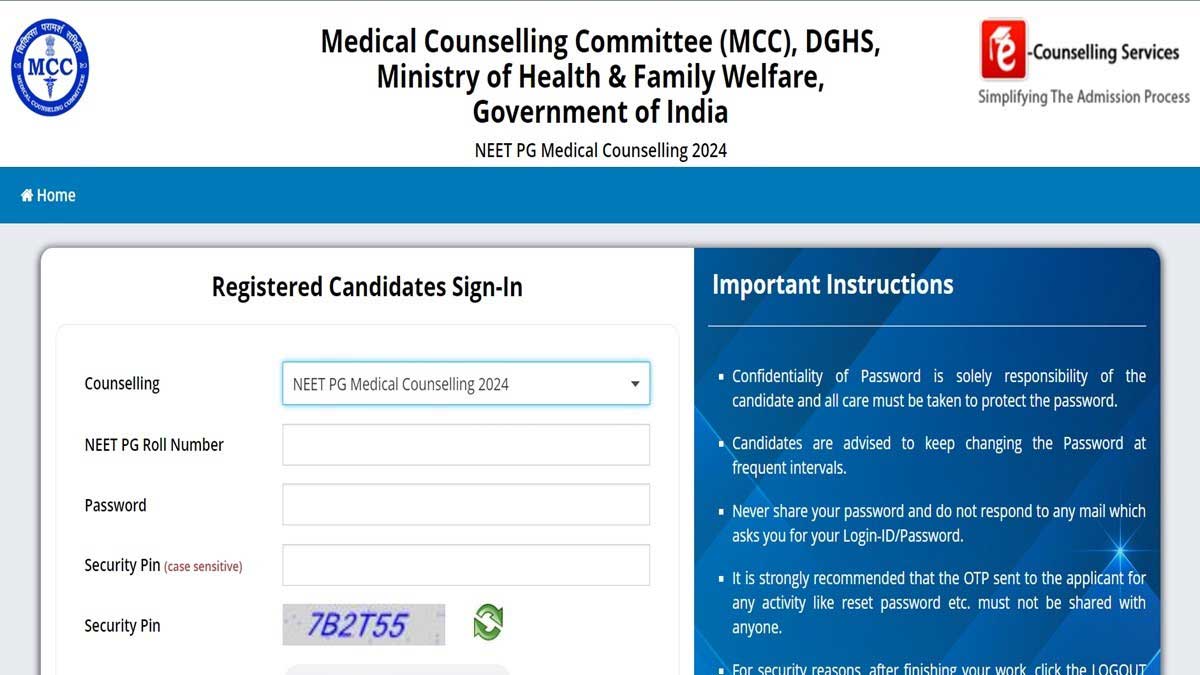 NEET PG 2024 counselling schedule likely to be released soon, check details