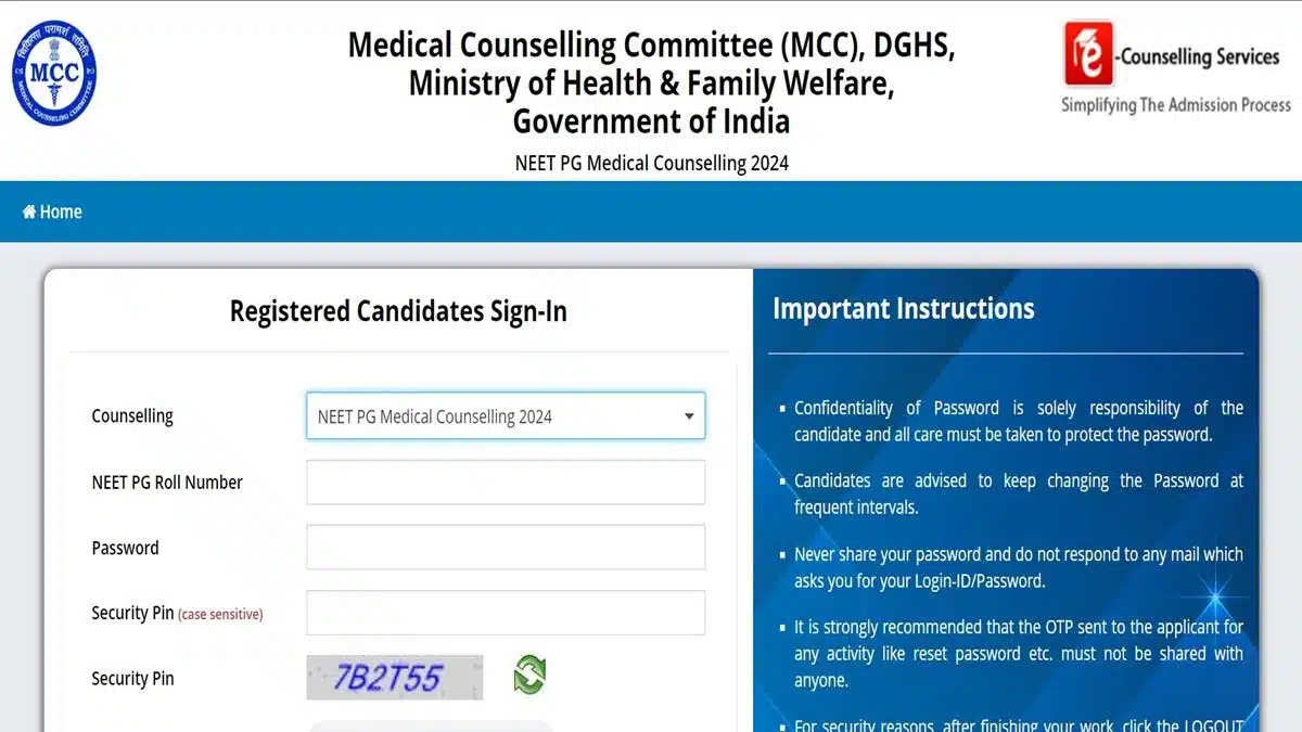 NEET PG 2024 counselling schedule likely to be released soon, check details