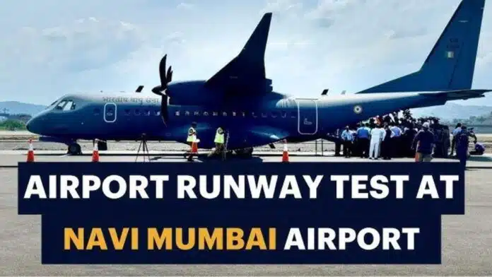 Navi Mumbai International Airport welcomed its 1st aircraft