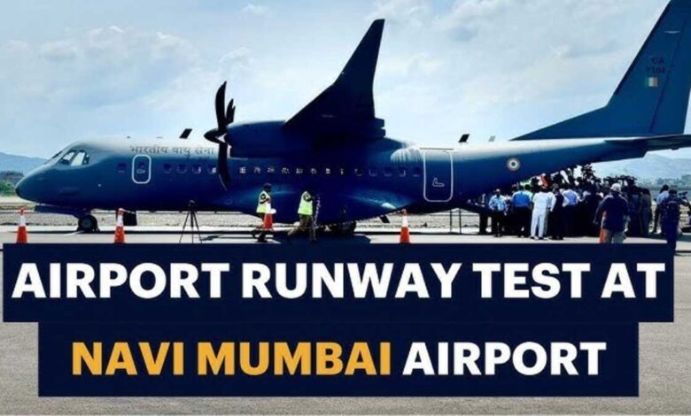 Navi Mumbai International Airport welcomed its 1st aircraft