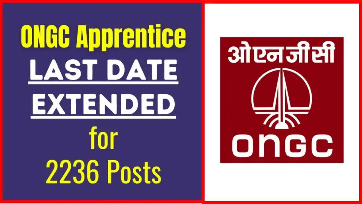 ONGC Apprentice 2024 Registration Last Date Extended, Check Details