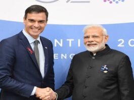 PM Modi and Spain's PM Sanchez can hold a road show in Vadodara on October 28.