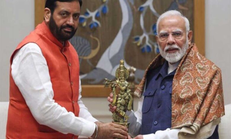 PM Modi congratulates Haryana CM Nayab Singh Saini on his electoral victory