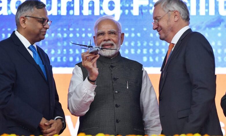 PM Modi launches C-295 aircraft facility in Gujarat, pays tribute to Ratan Tata