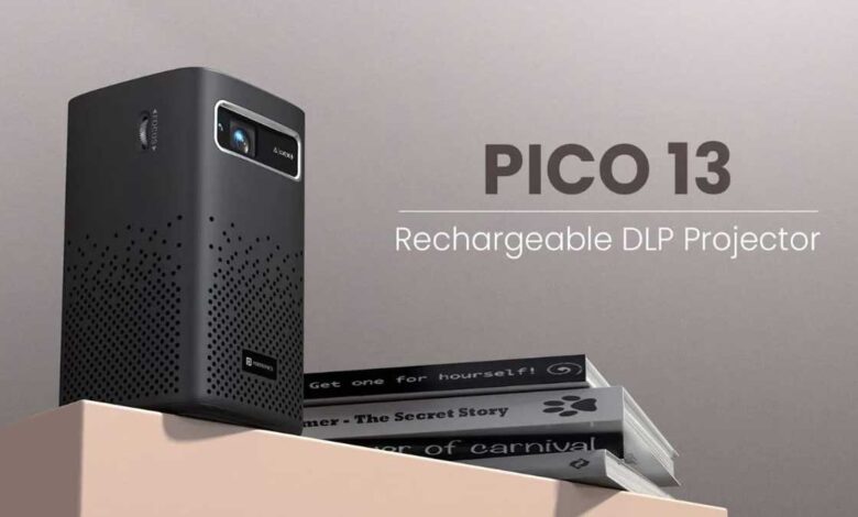 Portronics Pico 13 portable projector with 4K resolution and rechargeable battery launched in India