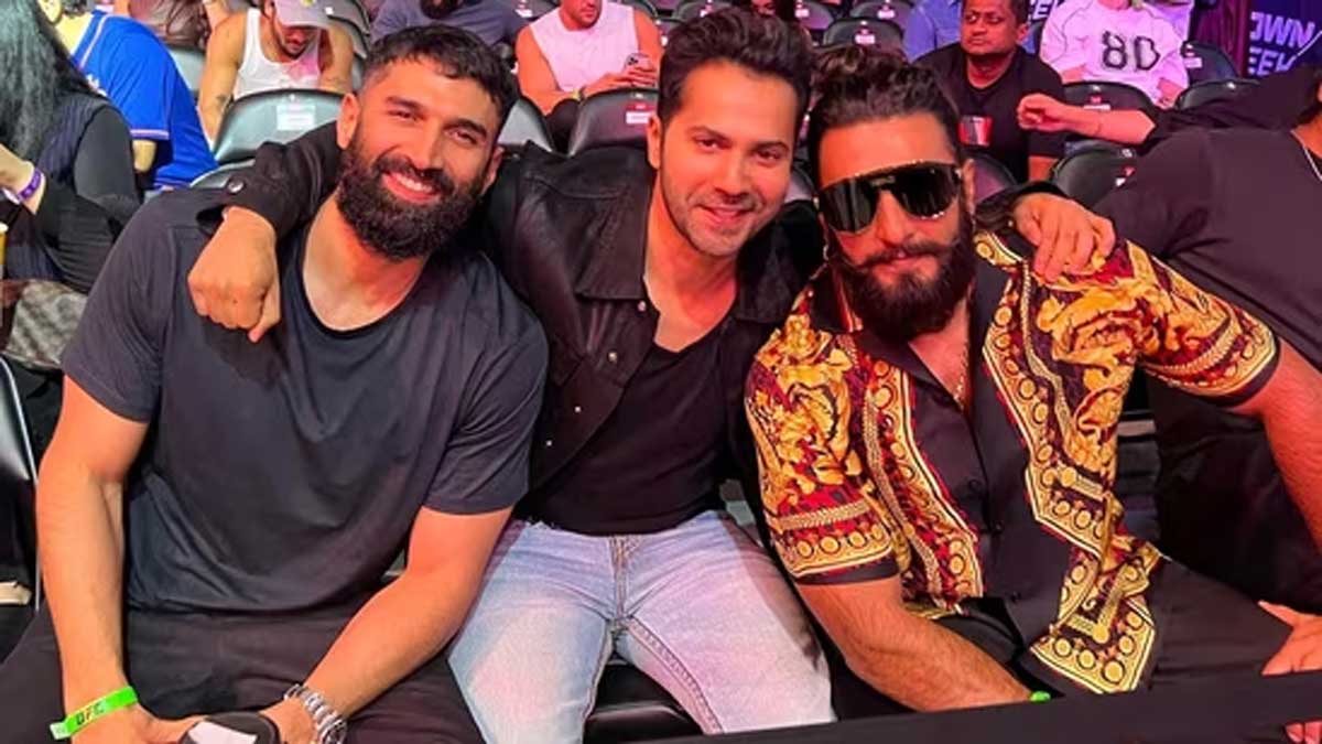 Ranveer, Varun and Aditya attend Abu Dhabi event